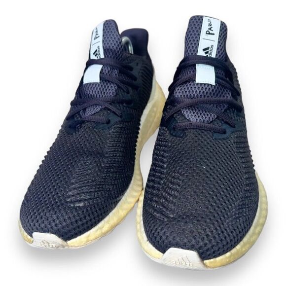 Adidas Parley x AlphaBoost 'Core Black' Sneakers EF1162 Men's 12 - Picture 3 of 11